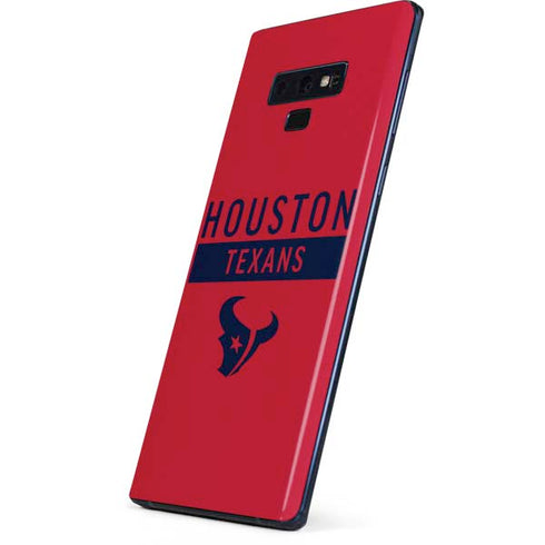 NFL Houston Texans Red Performance Series Galaxy Note 9 Skin