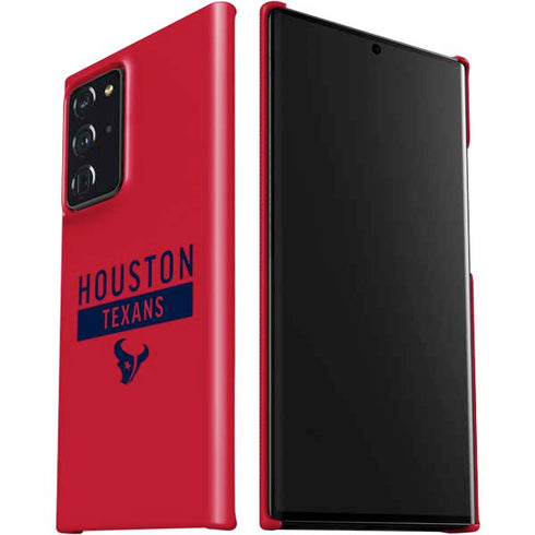 NFL Houston Texans Red Performance Series Galaxy Note20 Ultra 5G Lite Case