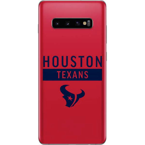 NFL Houston Texans Red Performance Series Galaxy S10 Plus Skin