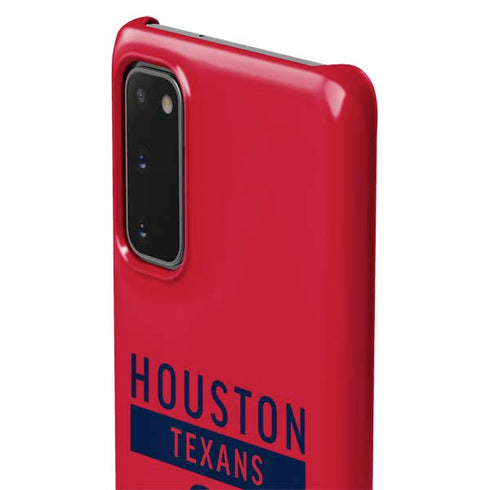 NFL Houston Texans Red Performance Series Galaxy S20 Lite Case