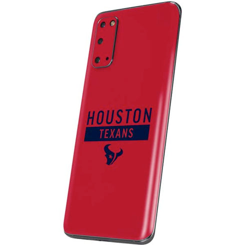 NFL Houston Texans Red Performance Series Galaxy S20 Skin