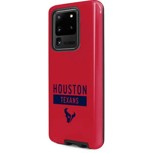 NFL Houston Texans Red Performance Series Galaxy S20 Ultra 5G Pro Case