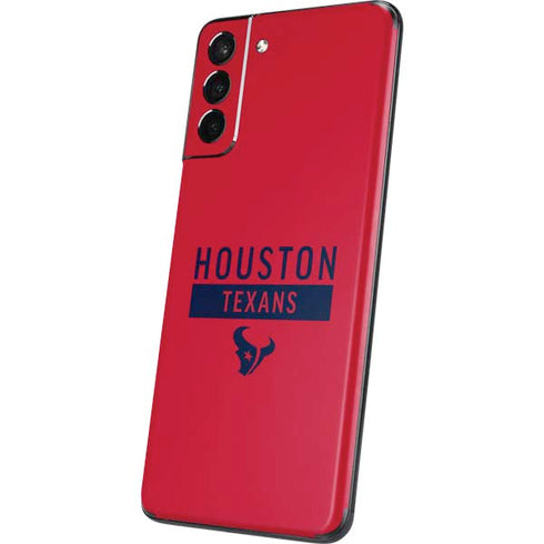 NFL Houston Texans Red Performance Series Galaxy S21 Plus 5G Skin