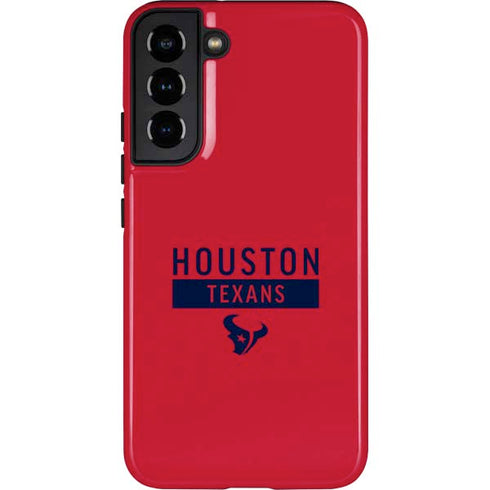 NFL Houston Texans Red Performance Series Galaxy S22 Plus Pro Case