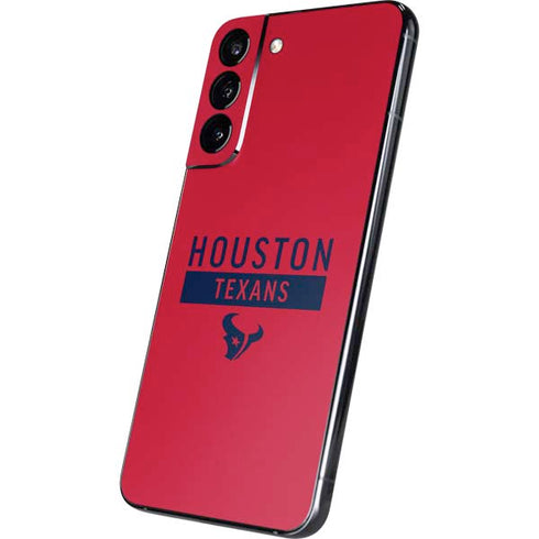 NFL Houston Texans Red Performance Series Galaxy S22 Plus Skin