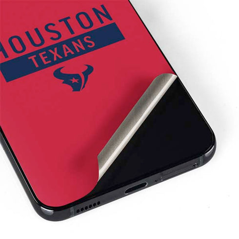 NFL Houston Texans Red Performance Series Galaxy S22 Skin