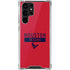 NFL Houston Texans Red Performance Series Galaxy S22 Ultra Clear Case
