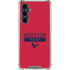 NFL Houston Texans Red Performance Series Galaxy S23 FE Clear Case