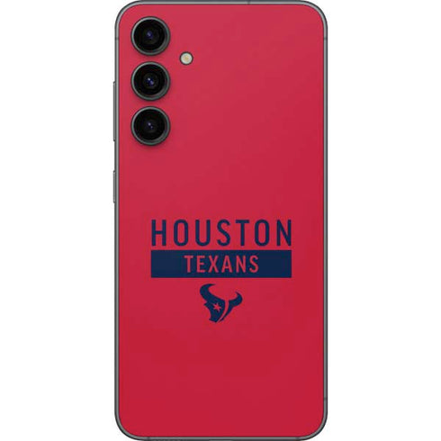 NFL Houston Texans Red Performance Series Galaxy S23 FE Skin