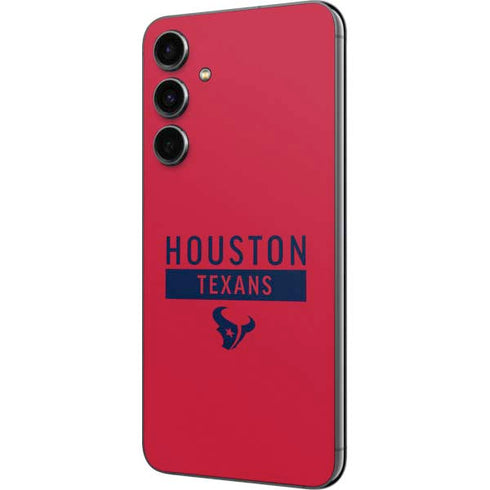 NFL Houston Texans Red Performance Series Galaxy S23 FE Skin