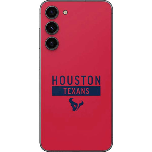 NFL Houston Texans Red Performance Series Galaxy S23 Plus Skin
