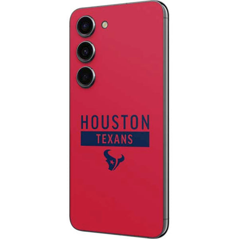 NFL Houston Texans Red Performance Series Galaxy S23 Skin