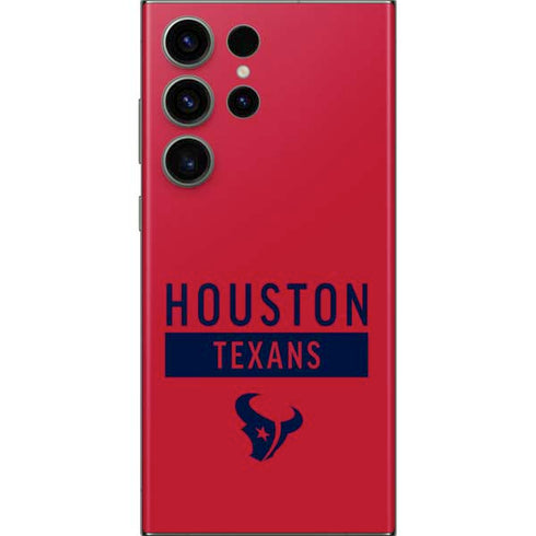 NFL Houston Texans Red Performance Series Galaxy S23 Ultra Skin