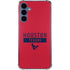 NFL Houston Texans Red Performance Series Galaxy S24 Clear Case