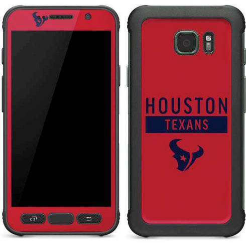 NFL Houston Texans Red Performance Series Galaxy S7 Active Skin