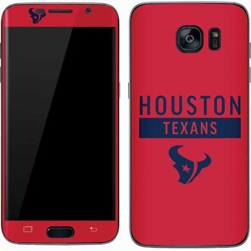 NFL Houston Texans Red Performance Series Galaxy S7 Skin