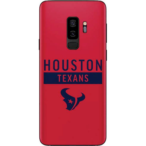 NFL Houston Texans Red Performance Series Galaxy S9 Plus Skin