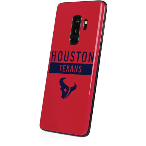 NFL Houston Texans Red Performance Series Galaxy S9 Plus Skin