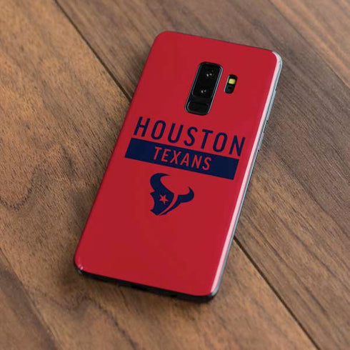 NFL Houston Texans Red Performance Series Galaxy S9 Plus Skin