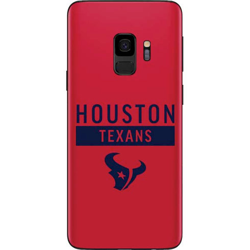 NFL Houston Texans Red Performance Series Galaxy S9 Skin