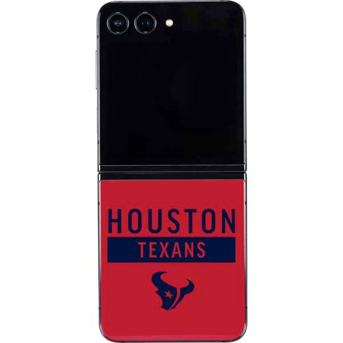 NFL Houston Texans Red Performance Series Galaxy Z Flip5 5G Skin