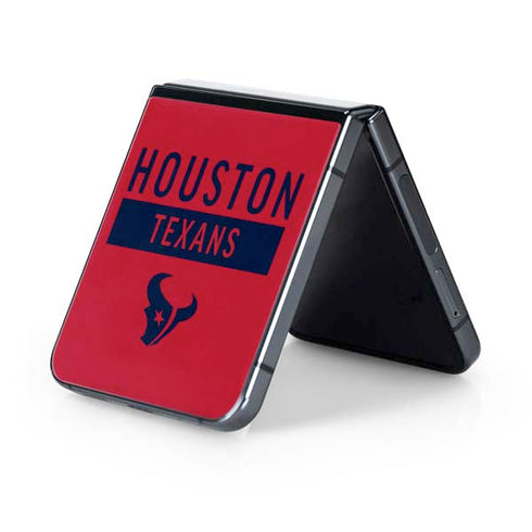 NFL Houston Texans Red Performance Series Galaxy Z Flip5 5G Skin