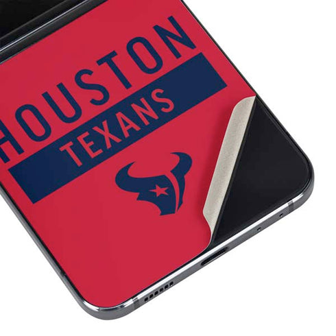 NFL Houston Texans Red Performance Series Galaxy Z Flip5 5G Skin
