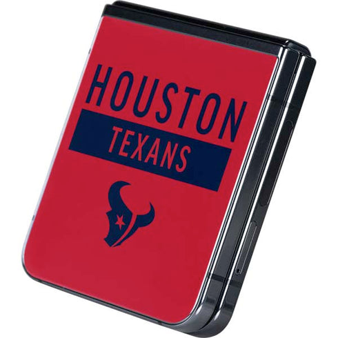 NFL Houston Texans Red Performance Series Galaxy Z Flip5 5G Skin