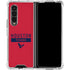 NFL Houston Texans Red Performance Series Galaxy Z Fold4 5G Clear Case