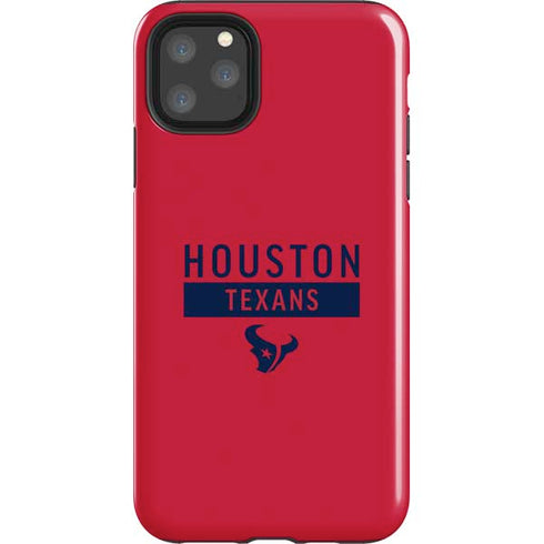 NFL Houston Texans Red Performance Series iPhone 11 Pro Max Impact Case