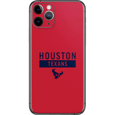 NFL Houston Texans Red Performance Series iPhone 11 Pro Skin