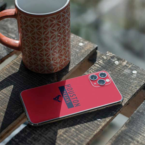NFL Houston Texans Red Performance Series iPhone 11 Pro Skin