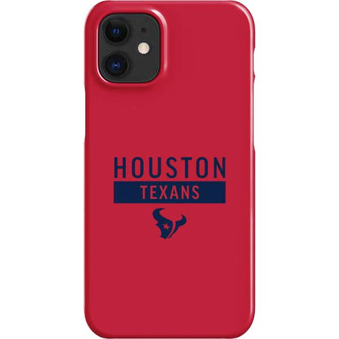 NFL Houston Texans Red Performance Series iPhone 12 Mini Lite Case