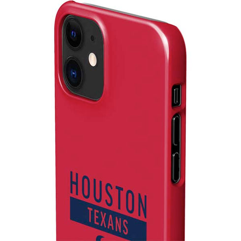 NFL Houston Texans Red Performance Series iPhone 12 Mini Lite Case
