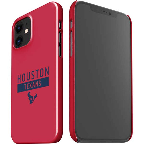 NFL Houston Texans Red Performance Series iPhone 12 Mini Lite Case
