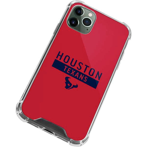 NFL Houston Texans Red Performance Series iPhone 12 Pro Max Clear Case