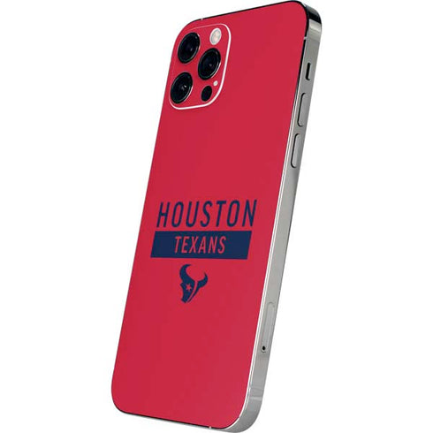 NFL Houston Texans Red Performance Series iPhone 12 Pro Skin