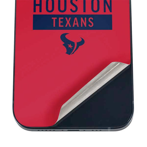 NFL Houston Texans Red Performance Series iPhone 12 Skin