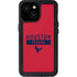NFL Houston Texans Red Performance Series iPhone 13 Mini Waterproof Case