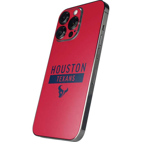 NFL Houston Texans Red Performance Series iPhone 13 Pro Max Skin