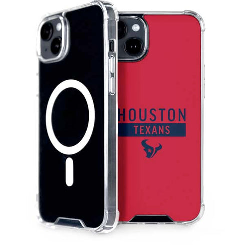 NFL Houston Texans Red Performance Series iPhone 15 Plus MagSafe Case