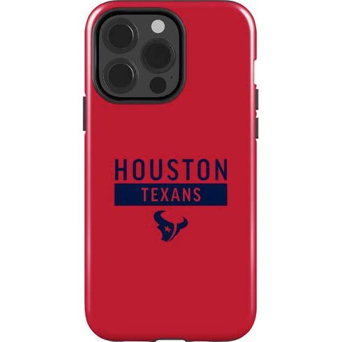 NFL Houston Texans Red Performance Series iPhone 15 Pro Impact Case