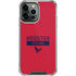 NFL Houston Texans Red Performance Series iPhone 14 Pro Max Clear Case