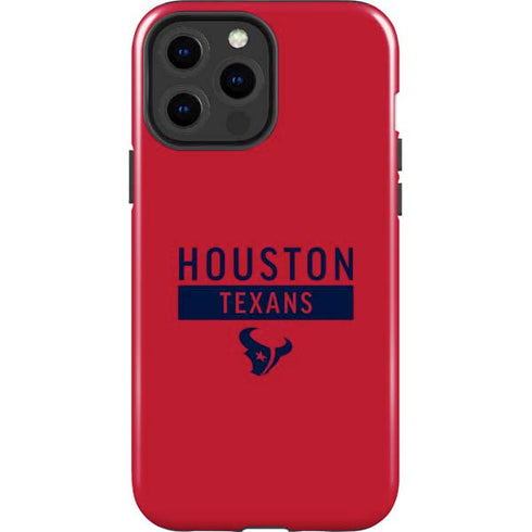 NFL Houston Texans Red Performance Series iPhone 15 Pro Max Impact Case