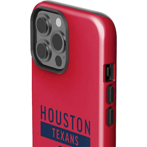 NFL Houston Texans Red Performance Series iPhone 15 Pro Max Impact Case