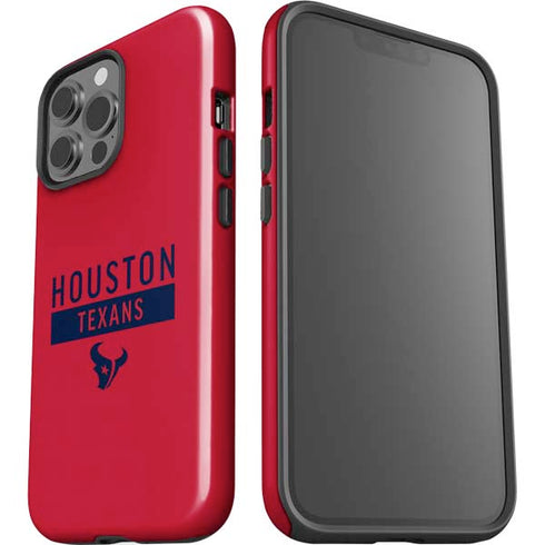 NFL Houston Texans Red Performance Series iPhone 15 Pro Max Impact Case