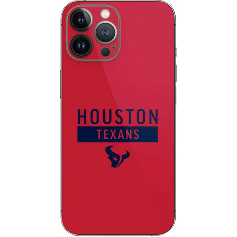 NFL Houston Texans Red Performance Series iPhone 14 Pro Max Skin