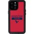 NFL Houston Texans Red Performance Series iPhone 14 Pro Max Waterproof Case