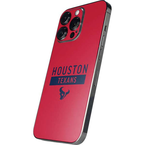 NFL Houston Texans Red Performance Series iPhone 14 Pro Skin