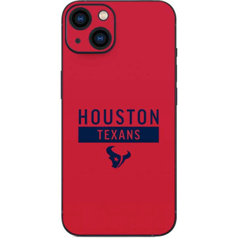 NFL Houston Texans Red Performance Series iPhone 15 Skin